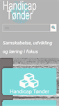 Mobile Screenshot of handicaptoender.toender.dk